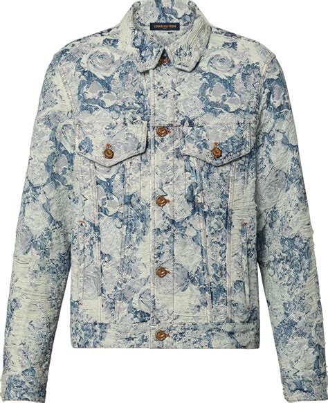 louis vuitton floral denim jacket